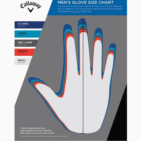 Callaway Cabretta Leather Golf Glove - Picture 9 of 10